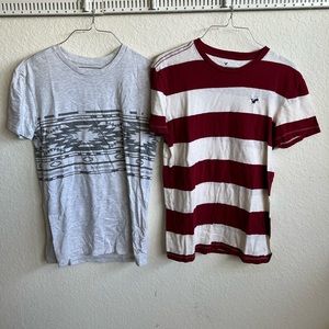 Men’s American Eagle t-shirts, set of 2, size XS, gently used